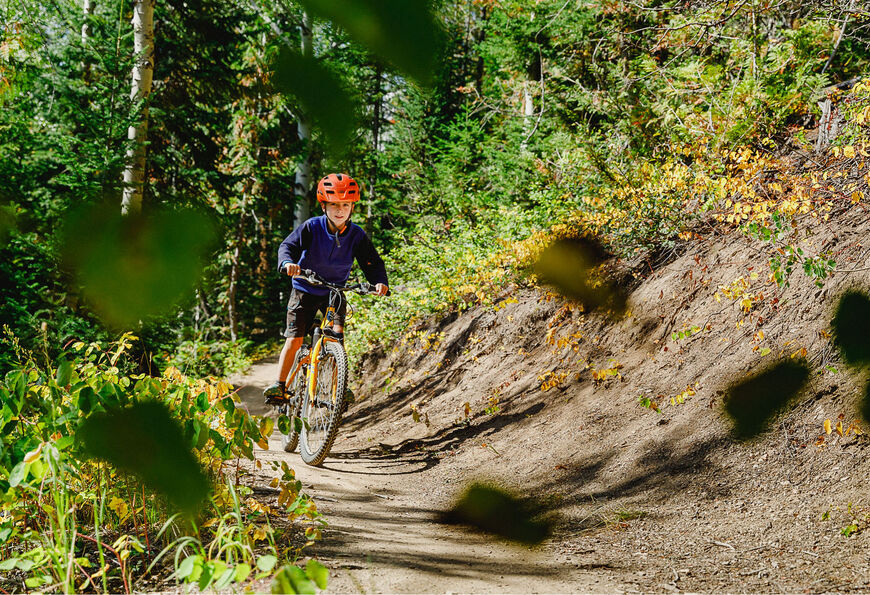 Mountain biking trails near Fernie and Brooks Creek Ranch