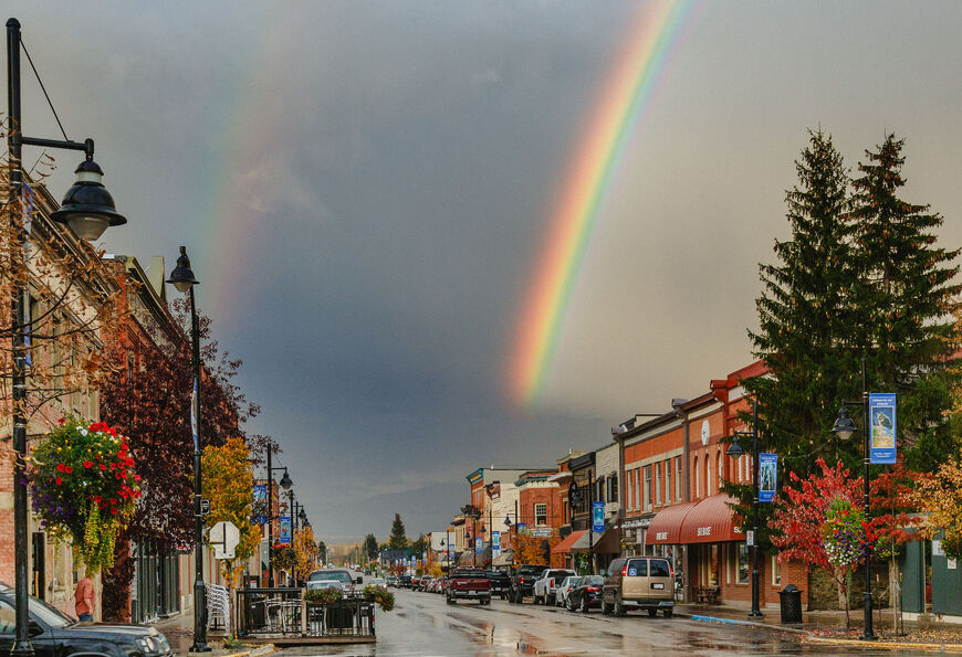 Downtown Fernie near Brooks Creek Ranch